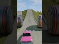 Cars vs 2 Chained Hydraulic Crush - BeamNG.drive