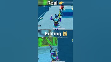 Difference between real and editing #bgmi #pubgmobile #shorts #youtube