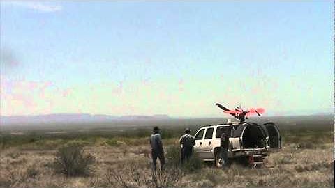 UAV catapult launch in 2010