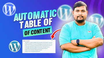 Add a Table of Contents to Wordpress in 3 Clicks! Watch Now to Learn How!