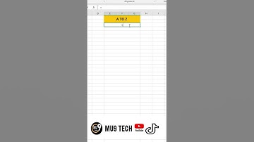 A to Z Excel Magic Tricks  || Autofill letters from A to Z || create the list of English alphabets