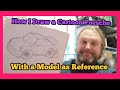 How To Draw a Cartoon Porsche