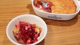 Super Easy Cherry Cobbler