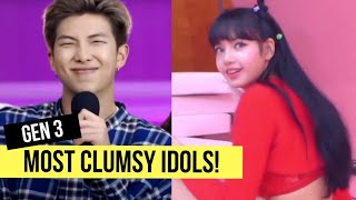 Most CLUMSY Kpop Idols Of Gen 3