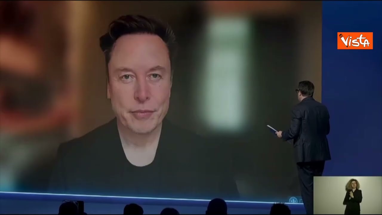 Elon Musk si collega col Congresso della Lega, Giorgetti: "Siamo in mondovisione"