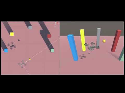 AI-Drone Reinforcement Learning Simulation