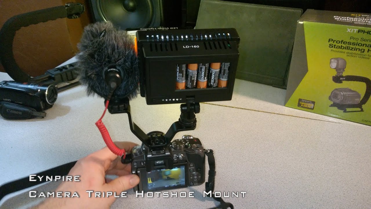 EYNPIRE CAMERA TRIPLE HOTSHOE V MOUNT | DEMO