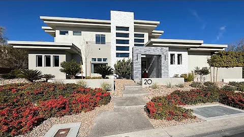 $6M Home for Sale in The Ridges, Summerlin, 6020 sqft, 5BD, 7BA, 4 Car, Waterslide Pool & Spa