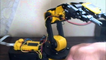 Brazo robotico + arduino + nunchuk