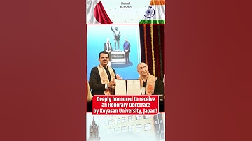 🙏🏻 Deeply Honoured and Humbled to receive an Honorary Doctorate by Koyasan University, Japan! 🇯🇵