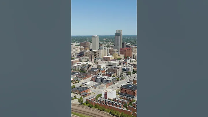 Omaha From Above 🌆 | Stunning 4K Drone Views of Nebraska’s Skyline