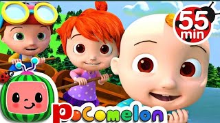 Row row row your boat gentle down the stream| nursery rhymes & kids song 