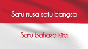 Instrumen Lagu Satu Nusa Satu Bangsa