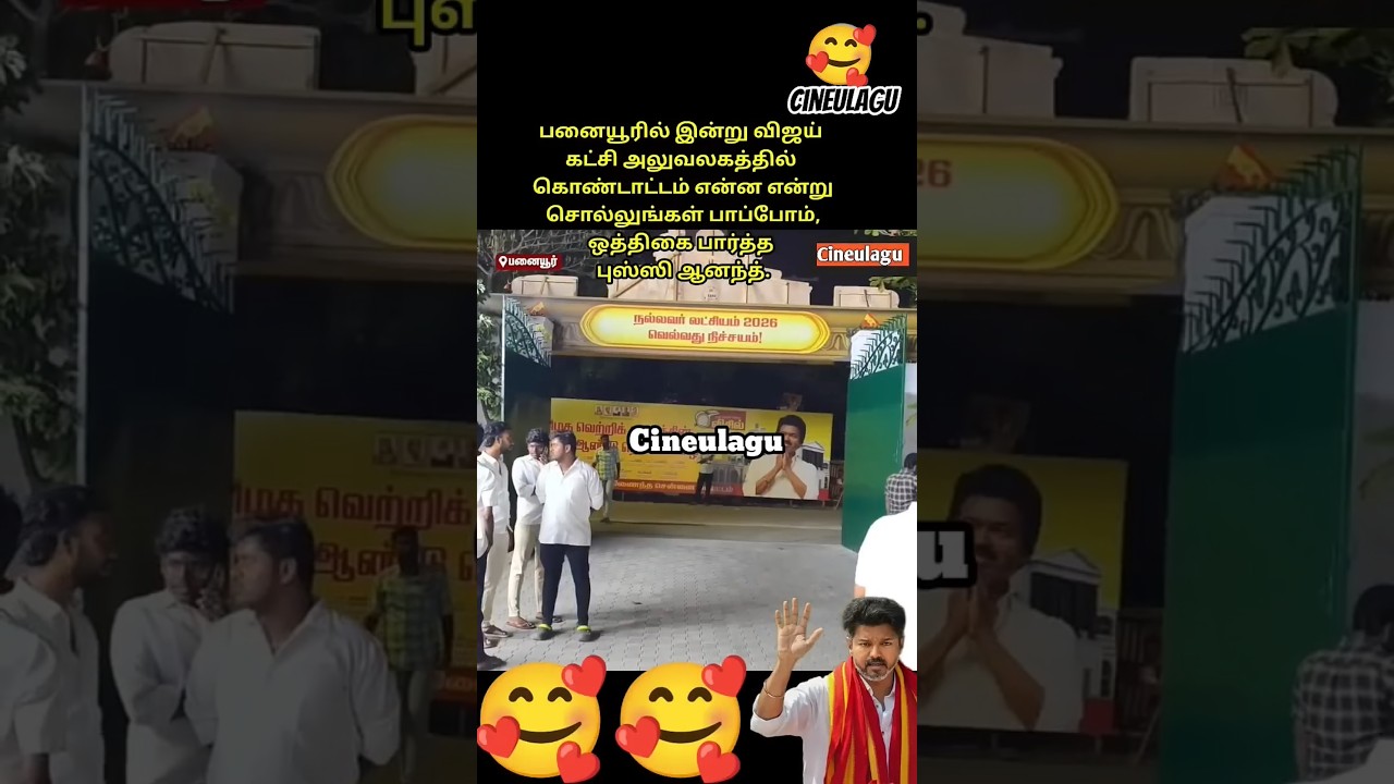 Tvk Celebration In Panaiyur With Thalapathy Vijay and Fans Love 👍🥰👌