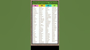 all preposition , in at , by , on with all examples | #shorts #ytshorts #spokenenglish #viralvideo