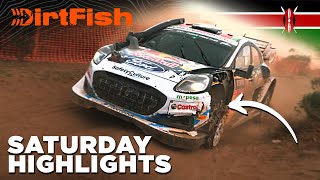 Car Destroying Stages  WRC Safari Rally Kenya 2024 Saturday Highlights