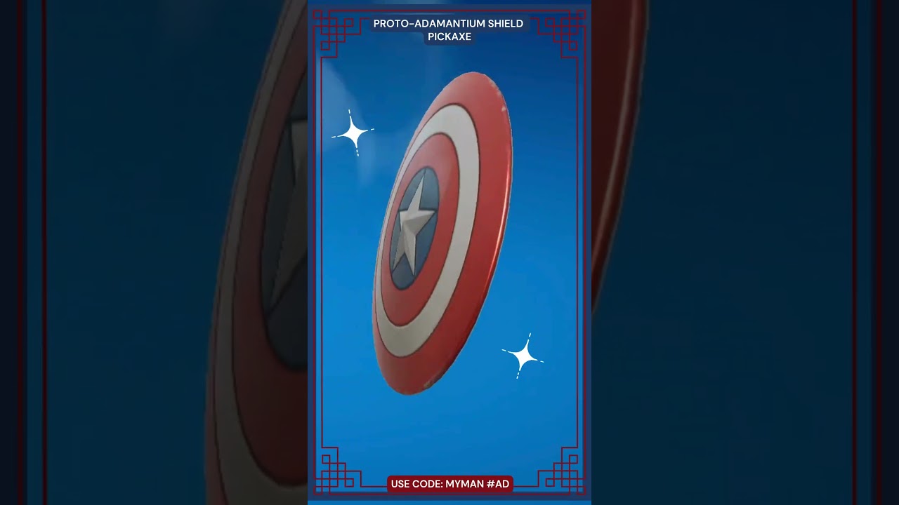 Fortnite Pickaxe ✔ Proto-Adamantium Shield Pickaxe ✔ Marvel Series ⛏