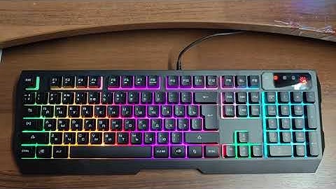 Режимы работы подсветки клавиатуры A4Tech Bloody B135N