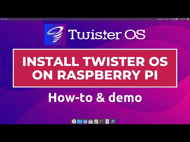 How to Install Twister OS on Raspberry Pi - How-to & demo