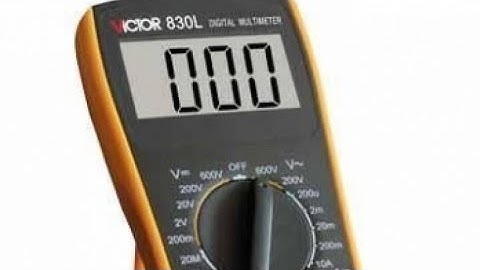 VICTOR VC830L CHEAP-O Multimeter Review & Teardown!