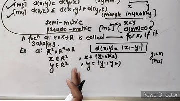 Metric and Semi (pseudo) Metric Space with Examples