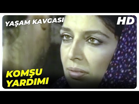 Yaşam Kavgası - Şükran'ın Komşusu, Mutfakta Reşit ile Yakınlaştı | Fatma Girik Eski Türk Filmi