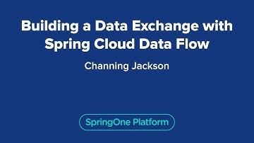 Building a Data Exchange with Spring Cloud Data Flow