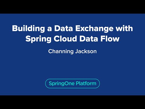 Building a Data Exchange with Spring Cloud Data Flow