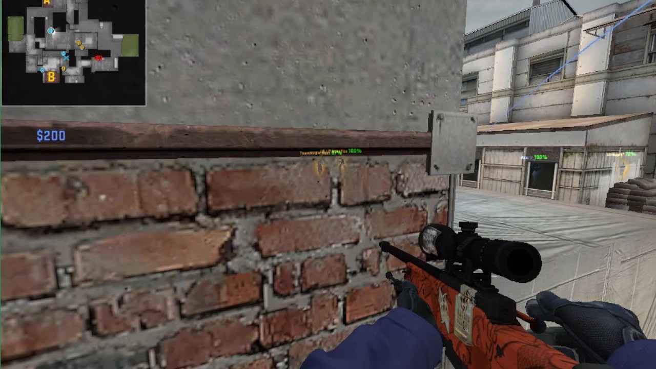 [CS:GO] AWP Wallbang on cache