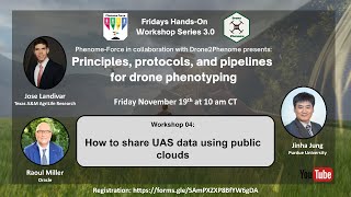 Fridays Hands-On 3.0: "How to share UAS data using public clouds"