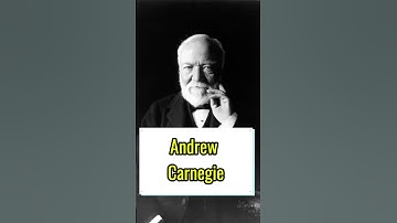 ANDREW CARNEGIE – “VUA THÉP NƯỚC MỸ” #andrewcarnegie #history 