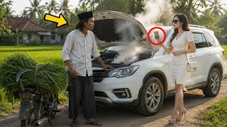 FARMER STUDENT HELPS BEAUTIFUL WOMAN WITH STALLED CAR, HE'S SHOCKED! TURNS OUT SHE WAS HIS BOSS 5...