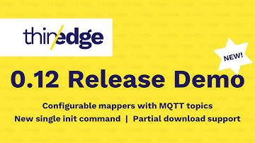 thin-edge.io 0.12 Release Demo