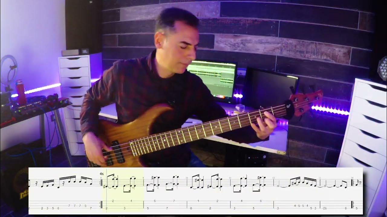 Level 42 good man in a storm bass cover play along tabs youtube