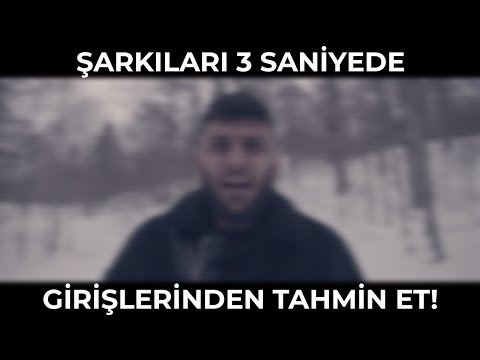ŞARKILARI 3 SANİYEDE GİRİŞLERİNDEN TAHMİN EDEBİLİR MİSİN?