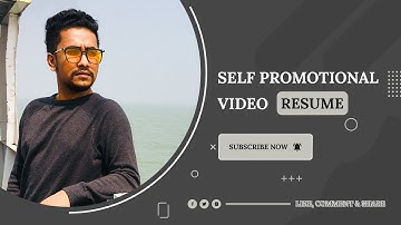 Self Promotion Video | Animation Resume For Motion Graphics Design