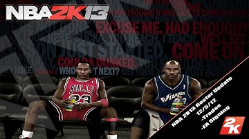 NBA 2K13: Official Roster Update | 12-5-12 |