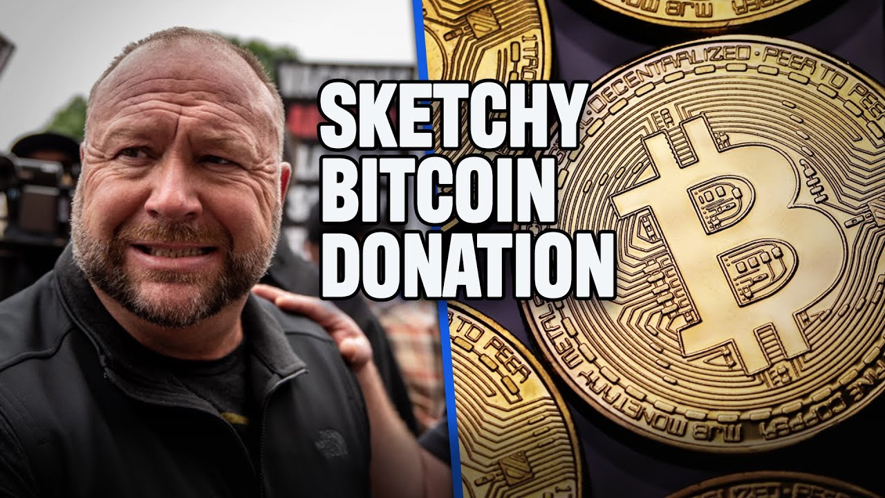 Alex Jones Suspiciously Gifted MASSIVE Amount Of Bitcoin