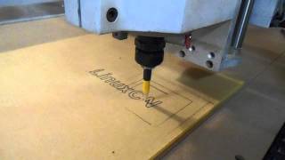 First run of new controller on Meteor CNC
