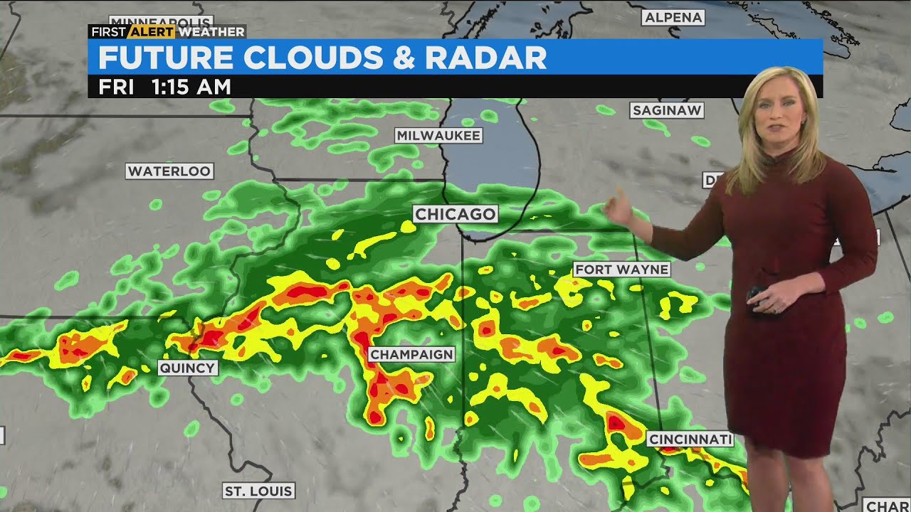Chicago First Alert Weather: Rain Tuesday - YouTube