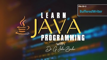 File Handling-3  BufferedWriter to write data to a file