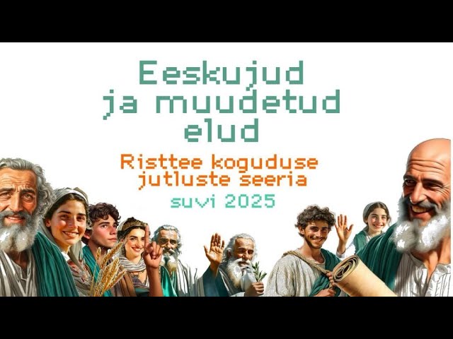 Jutlustab Meelis Kibuspuu, ülistust juhivad Emma ja Amalie.