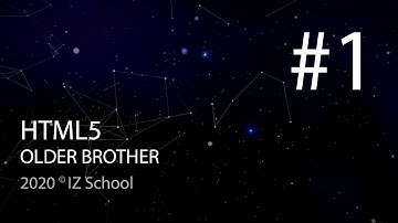 #1. Kirish. HTML haqida. [ HTML5 - Older brother ]