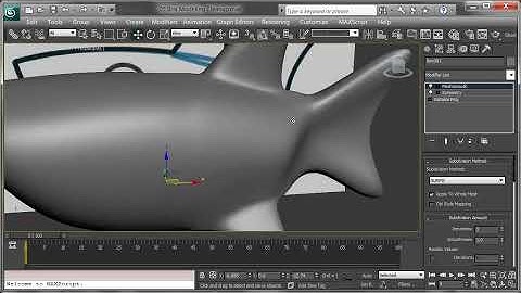 07 Modeling and Rigging a Cartoon Shark in 3ds Max