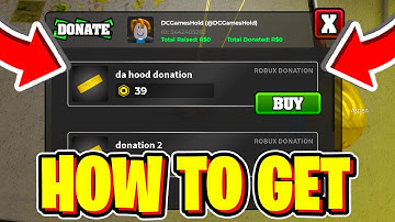 How To USE TIP JAR & SET UP DONATION BUTTONS In DA HOOD! DONATE ROBUX! Roblox
