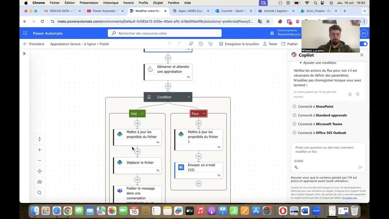 Approbation automatique de factures fournisseurs avec Power Automate | SharePoint, Teams & Outlook