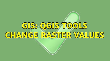GIS: QGIS Tools Change Raster Values