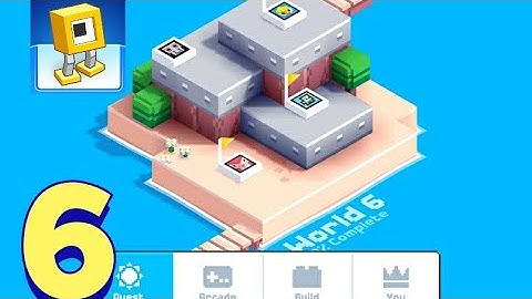 Fancade - World 6 , Gameplay Walkthrough - Complete ( IOS / ANDROID)