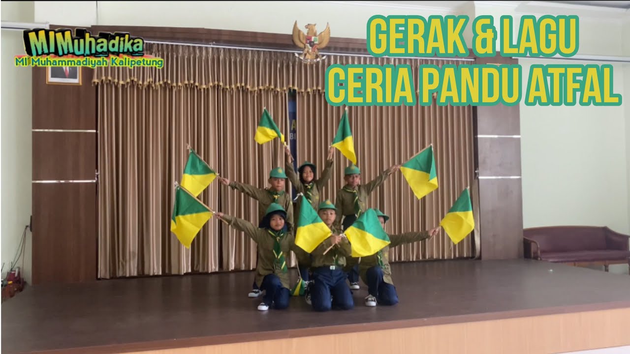 Gerak & Lagu Ceria Pandu Atfal Semaphore || MI Muhammadiyah Kalipetung
