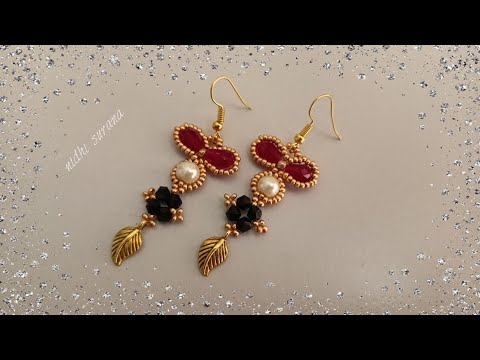 Easy to make Tiny Beaded Beads with Seed beads only/Jewelry making Tutorial  Diy 